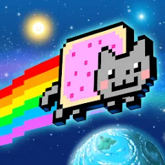Скачать Nyan Cat: Lost In Space [Взлом/МОД Бесконечные деньги] на Андроид