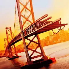 Скачать Bridge Construction Simulator [Взлом/МОД Меню] на Андроид
