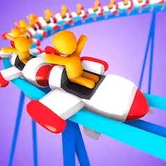Скачать Idle Roller Coaster [Взлом/МОД Много денег] на Андроид