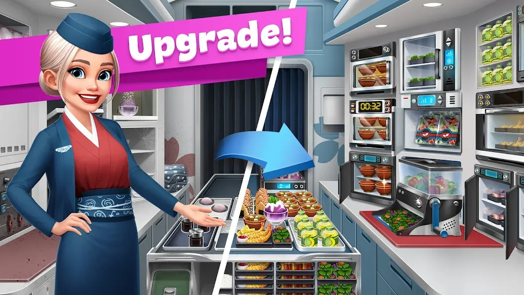 Скачать Airplane Chefs - Cooking Game на Андроид