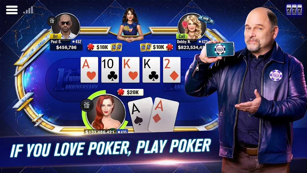 WSOP Poker: Texas Holdem Game - лучшая игра для настоящих геймеров!