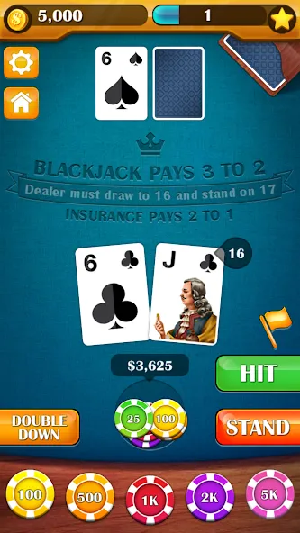 Скачать Blackjack Showdown: 21 Duel на Андроид - игра для настоящих геймеров