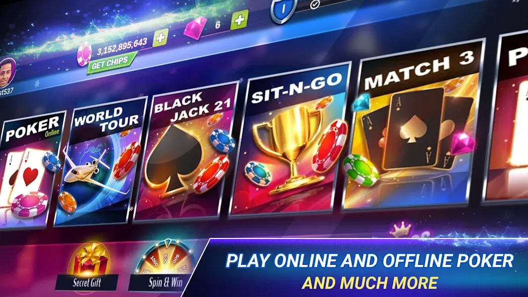 Скачать Poker Zmist - Offline & Online [Взлом/МОД Unlocked] на Андроид