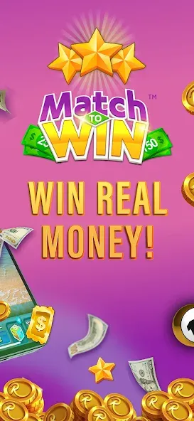 Скачать Match To Win Real Money Games [Взлом/МОД Бесконечные деньги] на Андроид