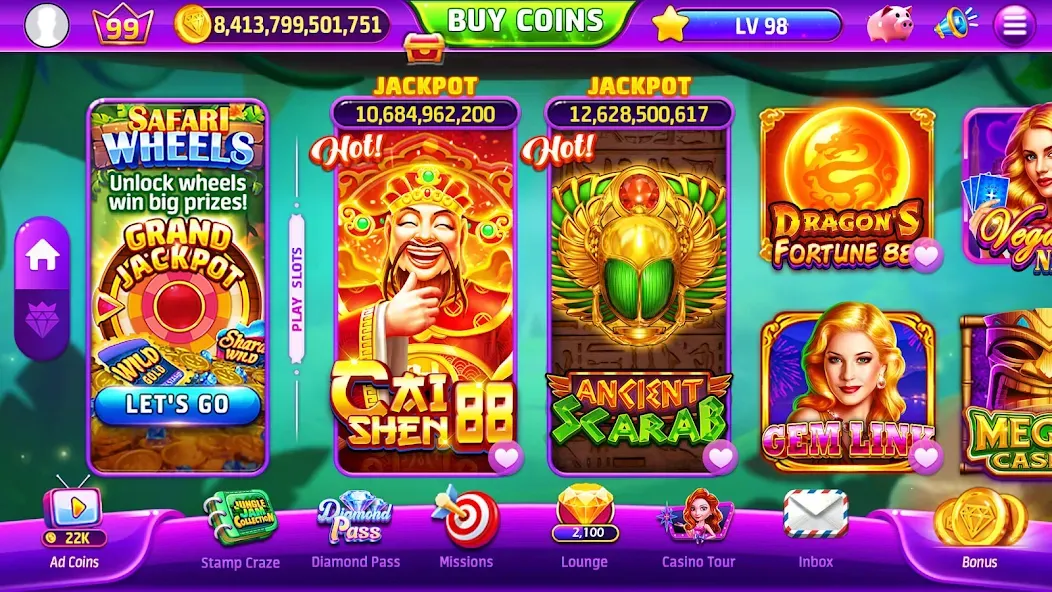 Golden Casino - Slots Games: лучшая игра для азартных геймеров на Андроид