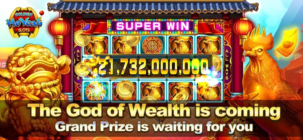 ЗАГОЛОВОК: Golden HoYeah- Casino Slots – лучшая игра в мире казино