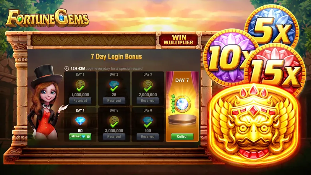Скачать Slot Fortune Gems - TaDa Games на Андроид