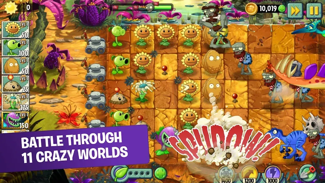 Скачать Plants vs. Zombies™ 2 на Андроид - лучшая игра для геймеров