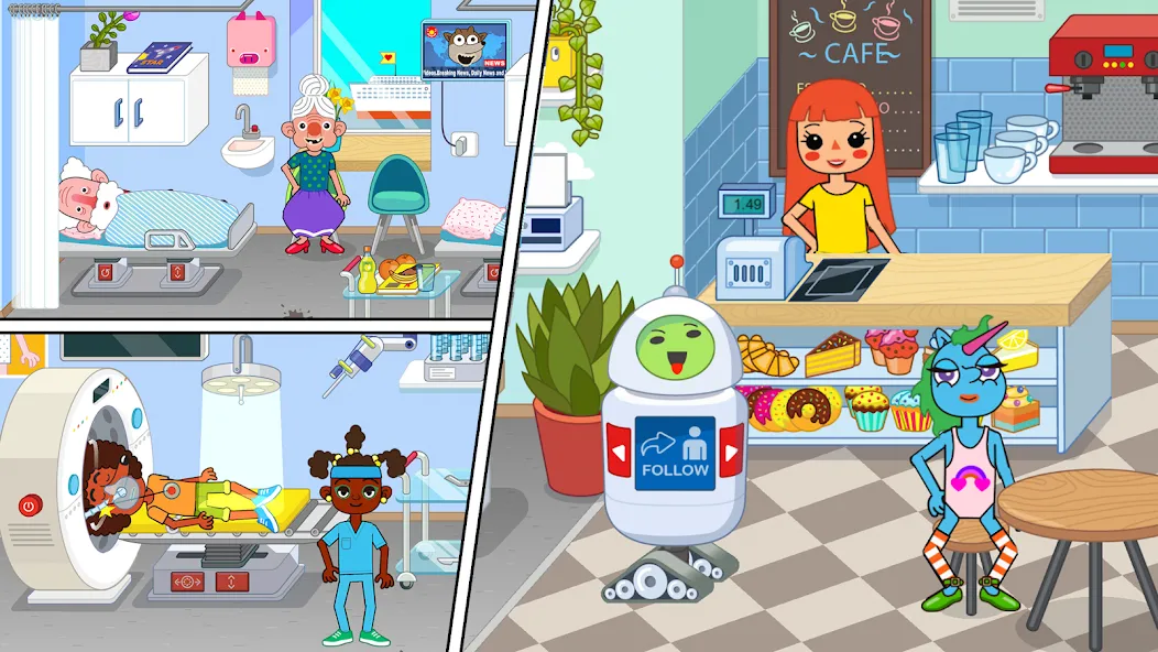 Описание и обзор игры Pepi Hospital: Learn & Care - скачать на Андроид