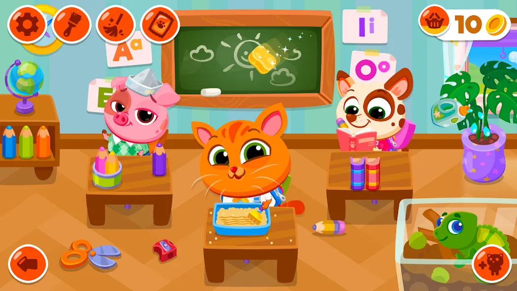 Скачать Bubbu School (котик бубу) на Андроид: описание, механика игры, системные требования и преимущества