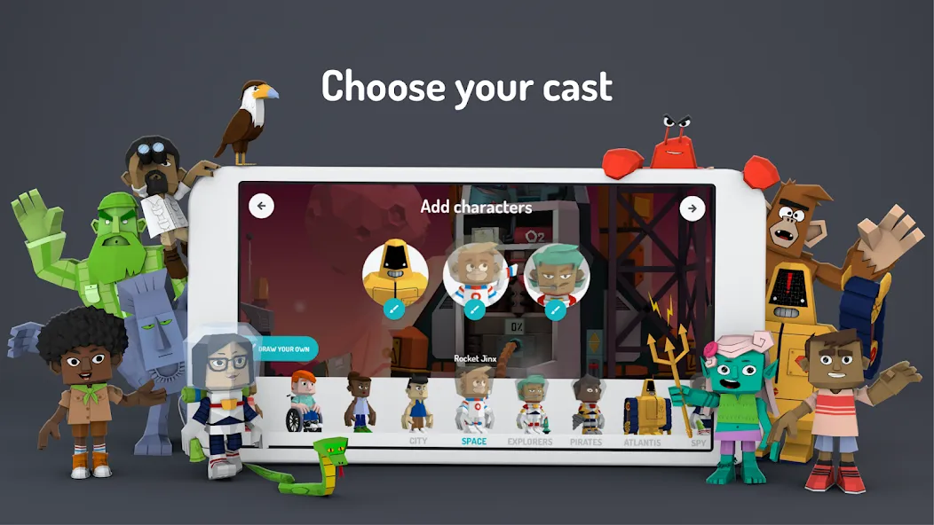 Скачать Toontastic 3D на Андроид - увлекательная игра для геймеров
