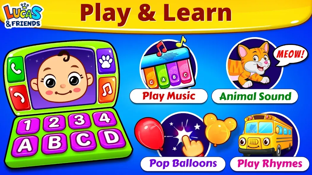 Ты должен скачать Baby Games: Piano & Baby Phone на Андроид сейчас!