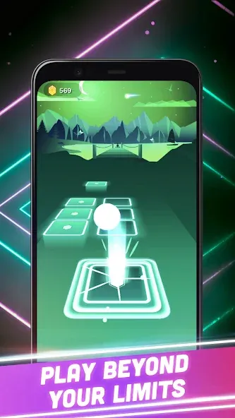 Скачать Hop Tiles 3D: Hit music game [Взлом/МОД Меню] на Андроид