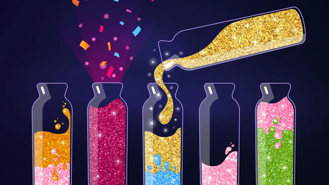 Бутылочки и Пробирки:Get Color - крутая игра на Андроид для настоящих геймеров