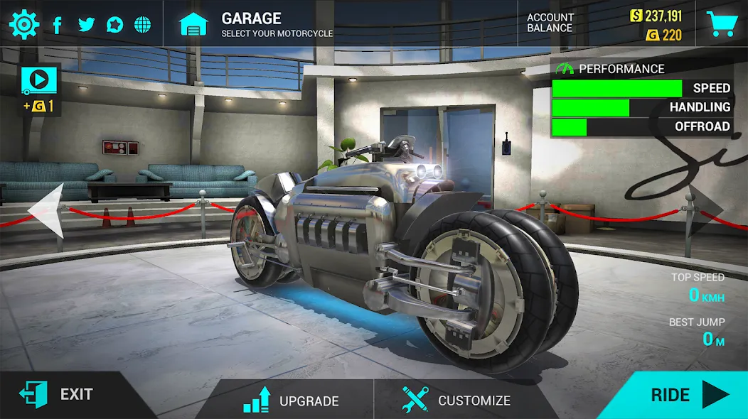 Скачать Ultimate Motorcycle Simulator на Андроид - Приключение на двух колесах!
