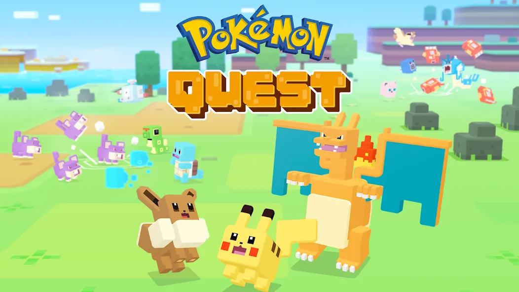 Скачать Pokémon Quest на Андроид - стань настоящим геймером!