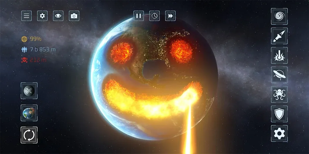 Solar Smash - увлекательная игра на Андроид, где вы становитесь разрушителем вселенной