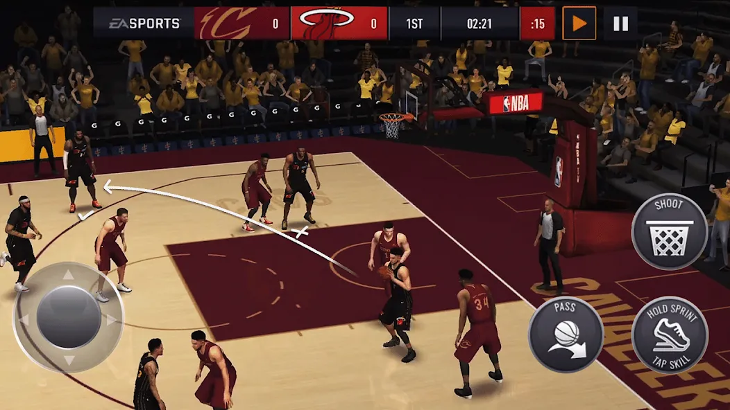 Скачать NBA LIVE Mobile Баскетбол на Андроид - игра для истинных ценителей баскетбола