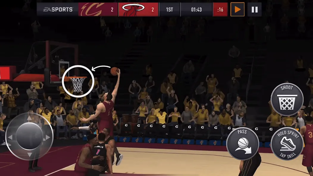 Скачать NBA LIVE Mobile Баскетбол на Андроид - игра для истинных ценителей баскетбола