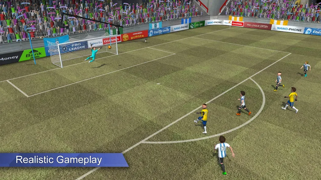 Pro League Soccer – увлекательная футбольная игра для Android
