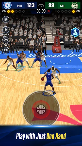 Скачать NBA NOW 23 на Андроид - гайминг на высшем уровне!