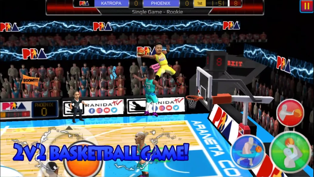 Баскетбол на Андроид - Basketball Slam: обзор, геймплей, взлом и советы