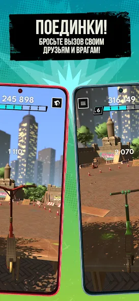 Touchgrind Scooter - крутая игра на Андроид для геймеров