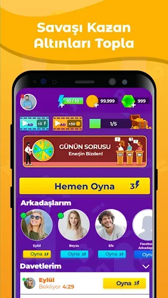 Скачать Kelime Savaşı - Mynet [Взлом/МОД Все открыто] на Андроид
