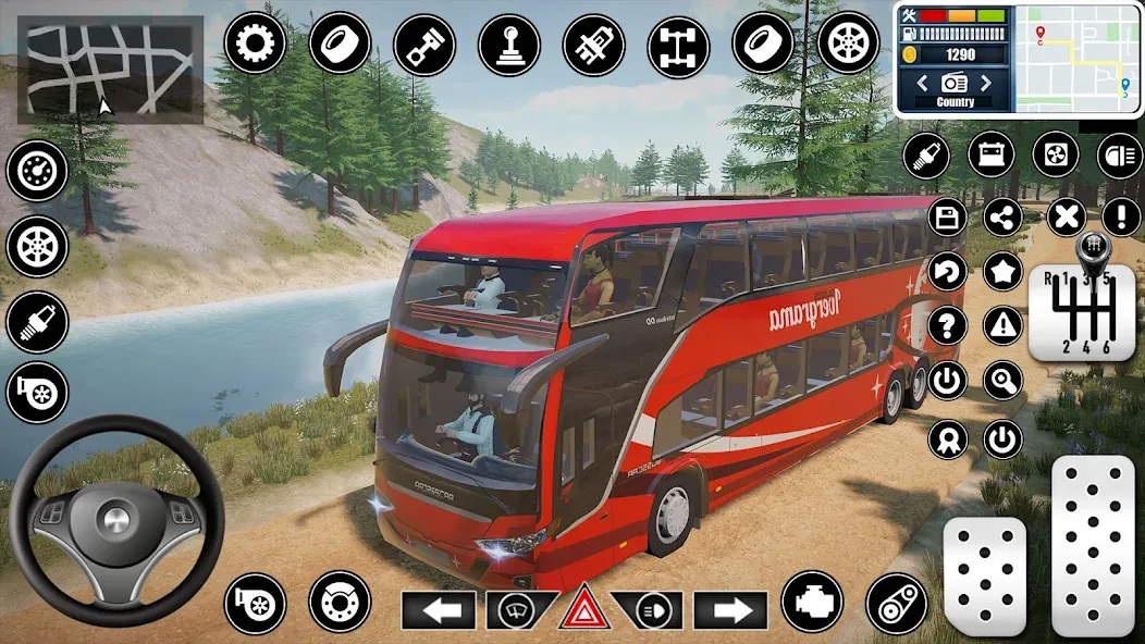 Скачать Coach Bus Driving Simulator [Взлом/МОД Много денег] на Андроид
