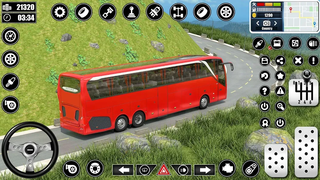 Скачать Coach Bus Driving Simulator [Взлом/МОД Много денег] на Андроид