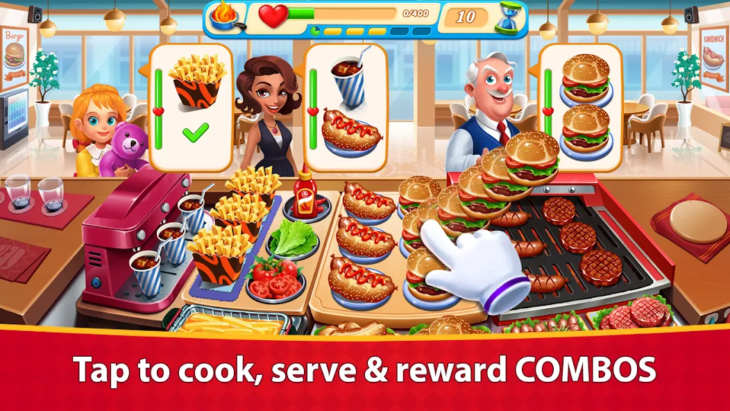 Скачать Cooking Marina - cooking games [Взлом/МОД Меню] на Андроид
