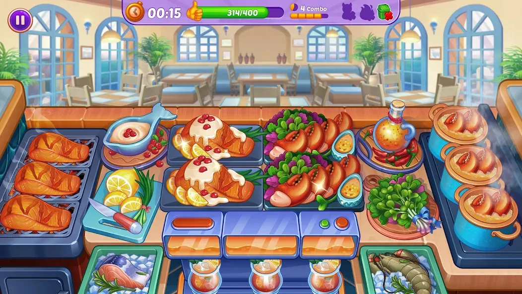 Скачать Cooking Crush: кухня игра [Взлом/МОД Много денег] на Андроид