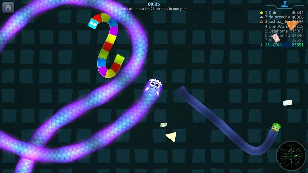 Скачать Змейка.io Worms vs Snake Zone [Взлом/МОД Много денег] на Андроид