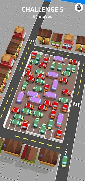 Скачать Парковка: Пробка 3D [Взлом/МОД Все открыто] на Андроид