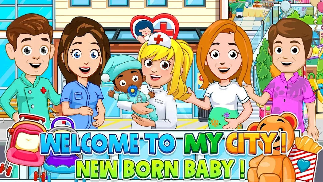 Скачать My City : Newborn baby [Взлом/МОД Unlocked] на Андроид