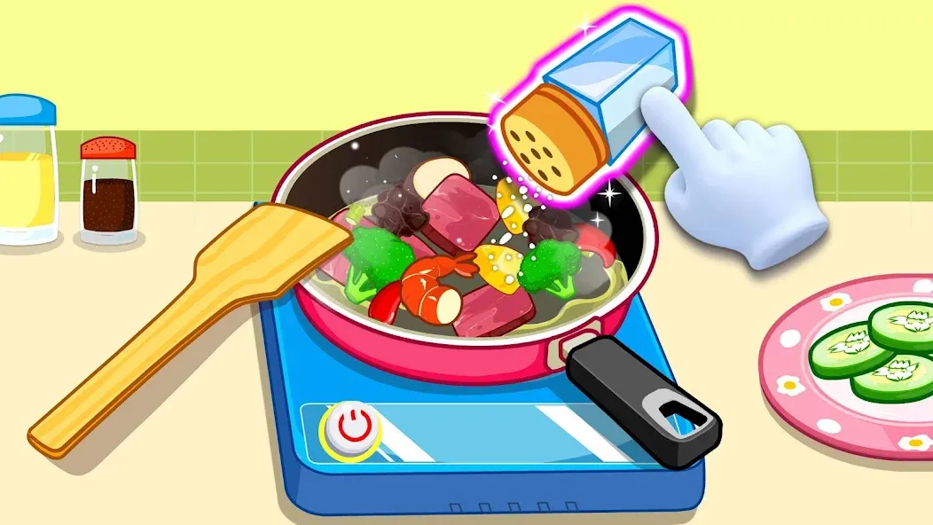 Скачать Панда-повар - кухня для детей [Взлом/МОД Много денег] на Андроид