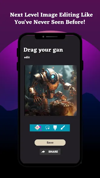 Скачать Drag Your Gan AI 2: DragGan 3D [Взлом/МОД Все открыто] на Андроид