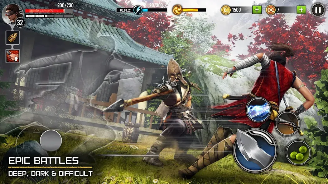 Скачать Ninja Ryuko: Shadow Ninja Game [Взлом/МОД Меню] на Андроид