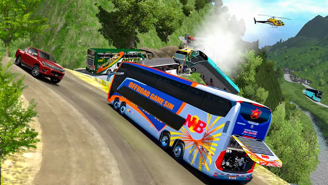 Скачать Hill Coach Bus Simulator 2023 [Взлом/МОД Меню] на Андроид
