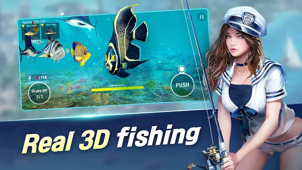 Скачать World Fishing Championship [Взлом/МОД Все открыто] на Андроид