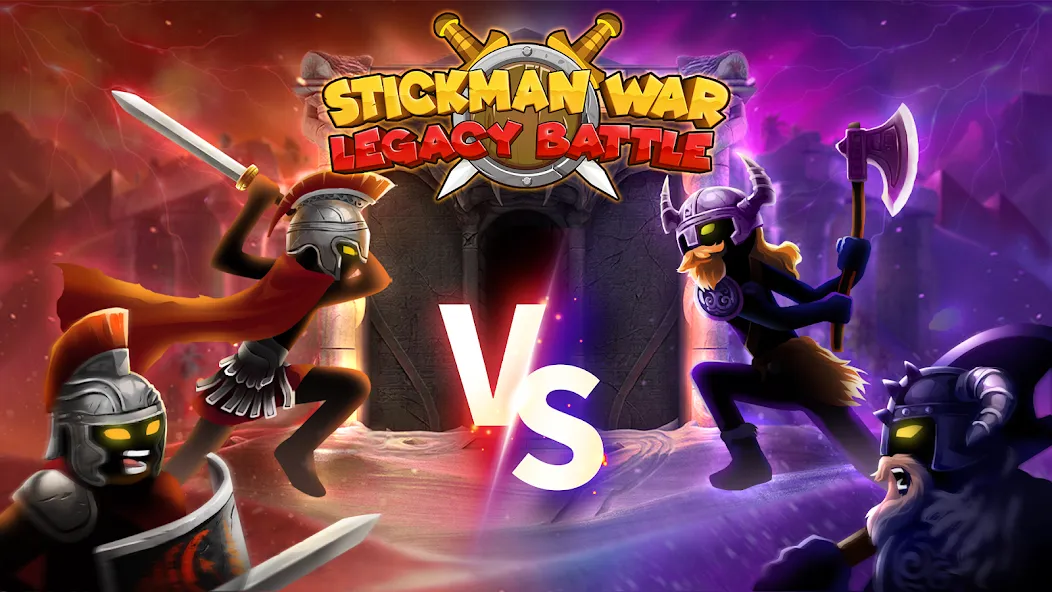 Скачать Stickman Battle War [Взлом/МОД Много денег] на Андроид