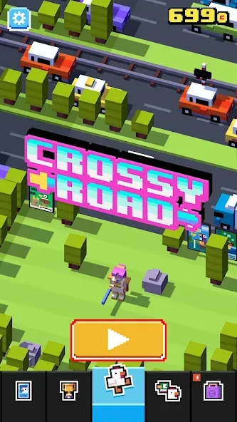 Скачать Crossy Road [Взлом/МОД Unlocked] на Андроид