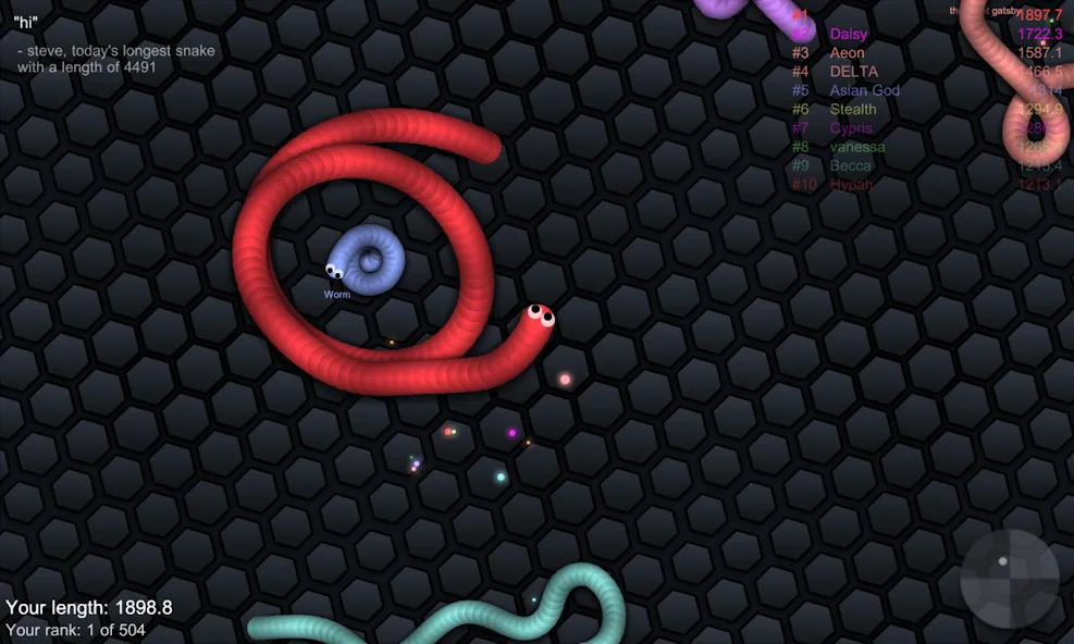 Скачать slither.io [Взлом/МОД Меню] на Андроид