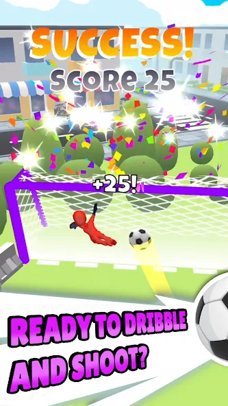 Скачать Crazy Kick! Fun Football game [Взлом/МОД Все открыто] на Андроид