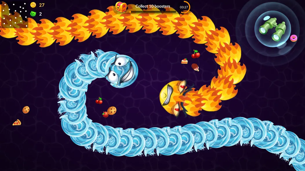 Скачать Snake Worms .io: Fun Game Zone [Взлом/МОД Меню] на Андроид