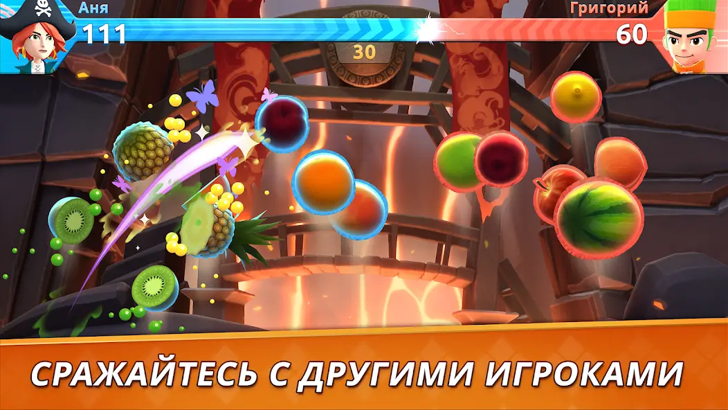 Скачать Fruit Ninja 2  [Взлом/МОД Бесконечные деньги] на Андроид