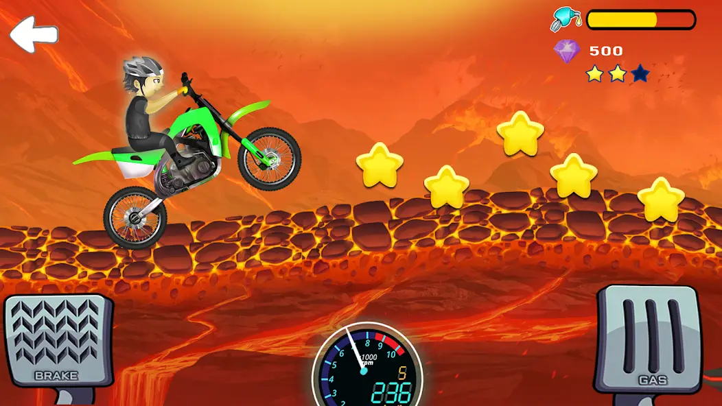 Скачать Bike Hill Racing - Велосипедна [Взлом/МОД Unlocked] на Андроид