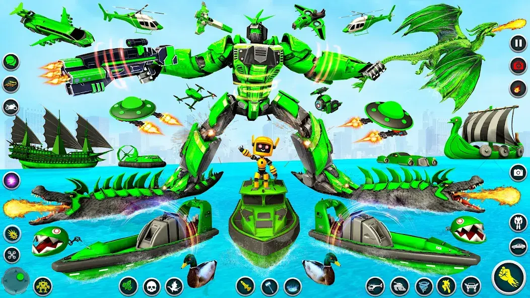 Скачать Dino Robot - Car Robot Games [Взлом/МОД Unlocked] на Андроид